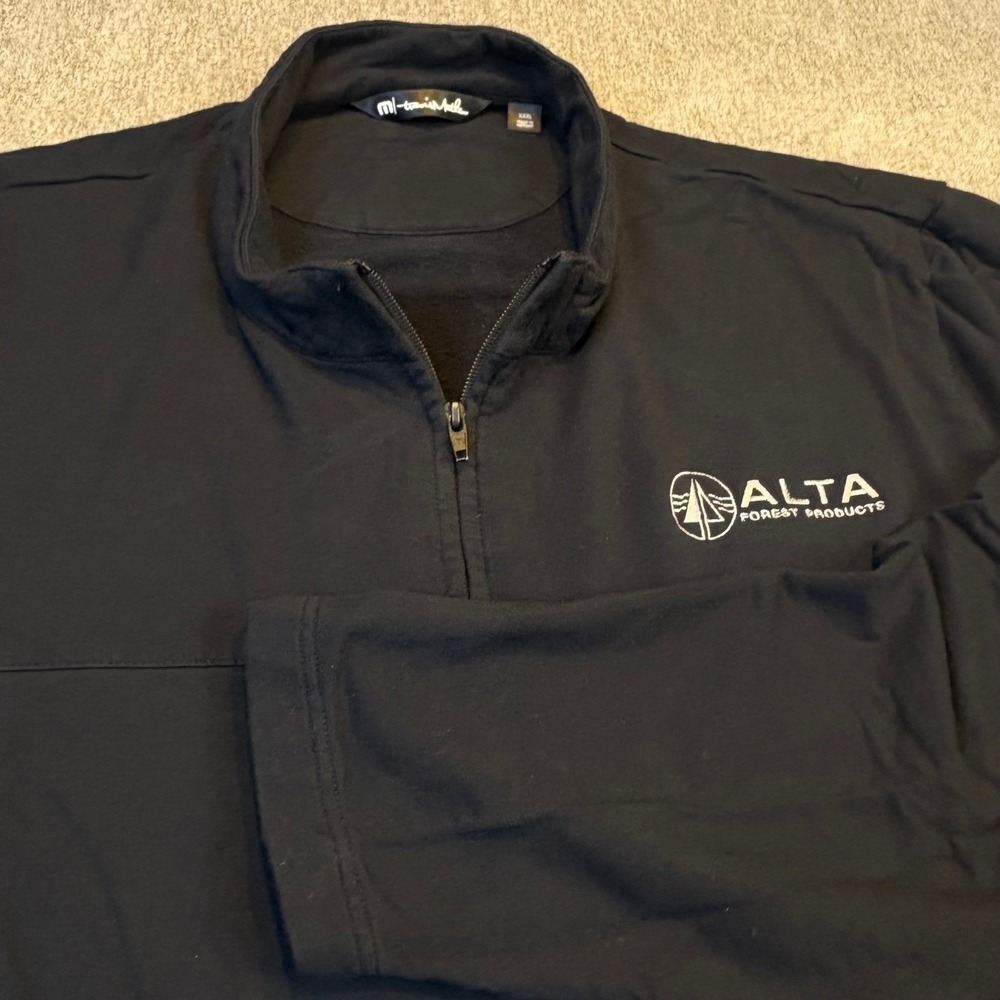 Travis Mathew Alta Forest Products Full Zip‎ Golf Jacket XXXL Black Menswear